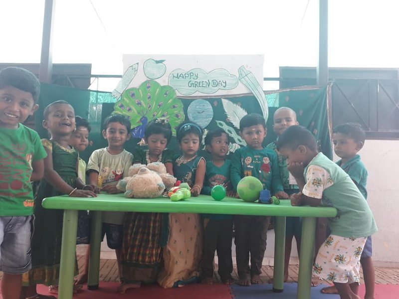 Children learning together as a group